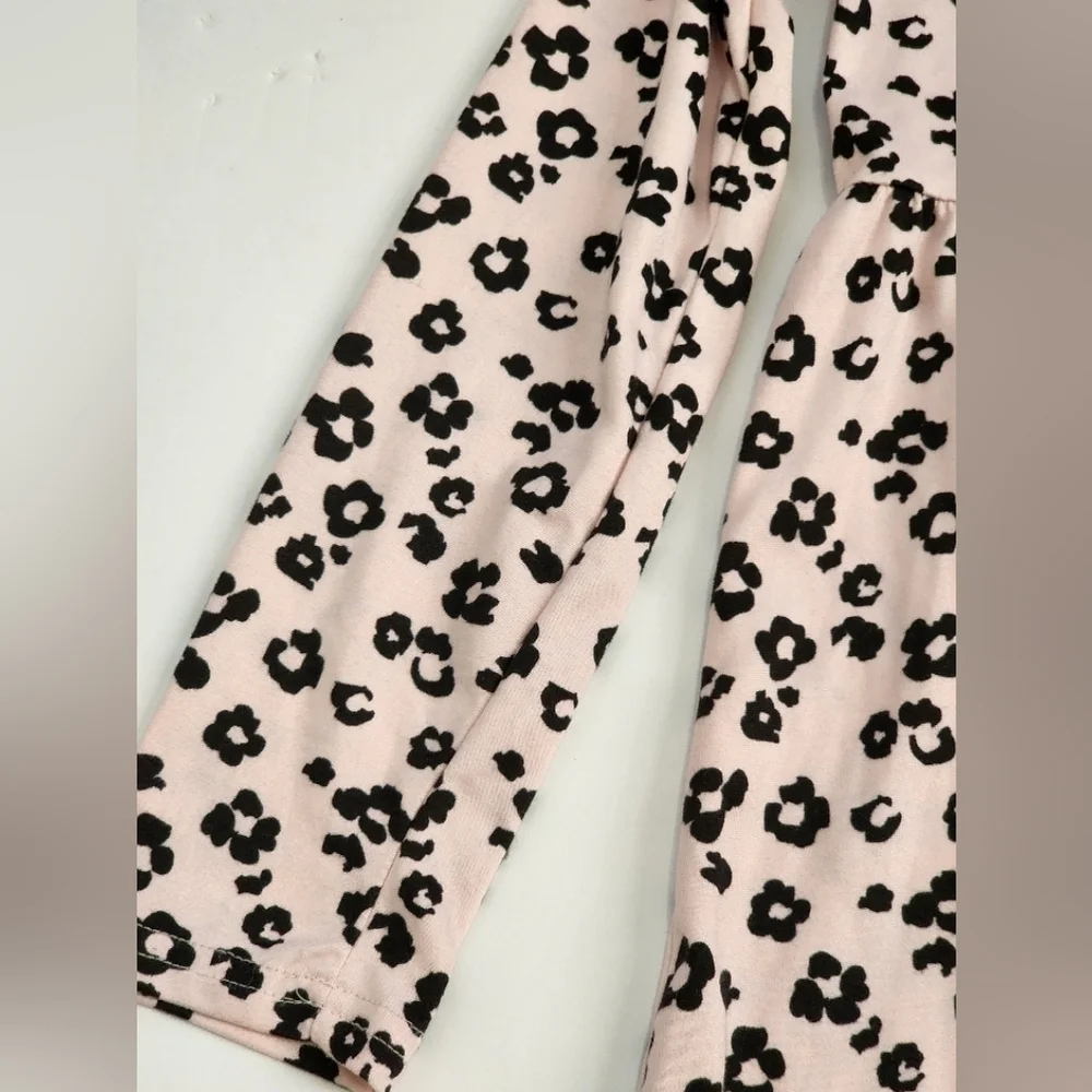 Free Style Girls Pink Leopard Print Dress, size 10